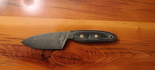 D2 Hunter knife micarta